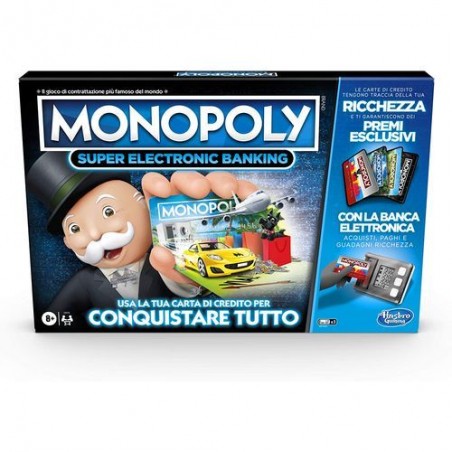 MONOPOLY SUPER ELECTRONIC BANKING EAN 5010993718597 INGROSSO GIOCHI DI SOCIETA