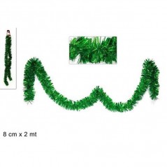 INGROSSO ARTICOLI NATALIZI FILO ADDOBBO 8CM X 2MT VERDE 8033113135026 INGROSSO ADDOBBI ALBERO NATALE