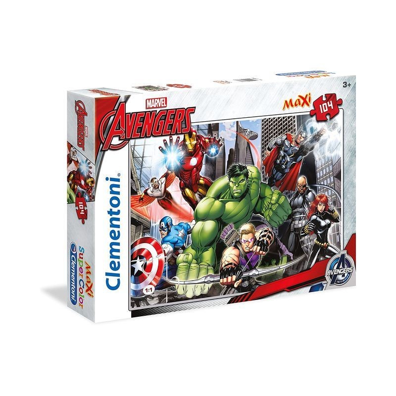 PUZZLE MAXI PZ.104 THE AVENGERS 23688 EAN 8005124236886 INGROSSO PUZZLE CLASSICI