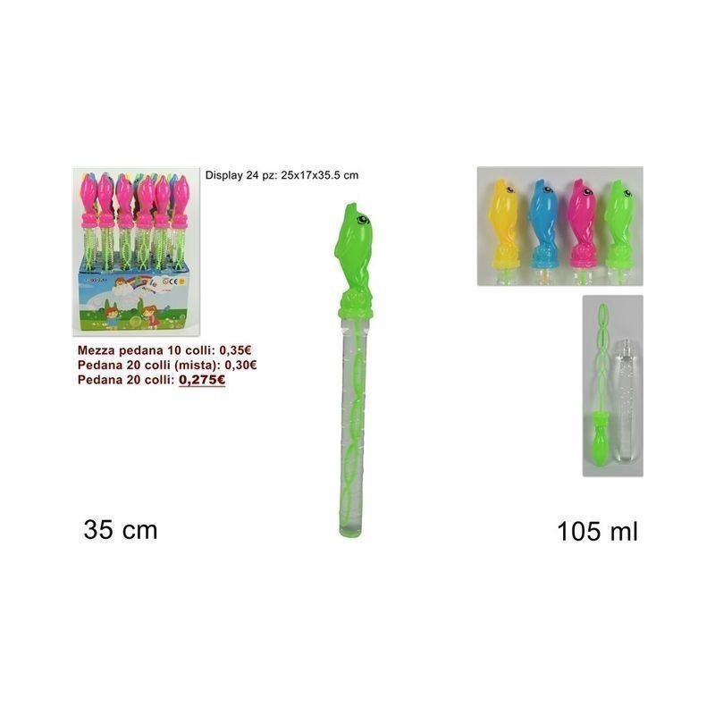 BOLLE DI SAPONE SPADA DELFINO ML.105 EAN 8034048541579 INGROSSO BOLLE SAPONE E ACCESSORI