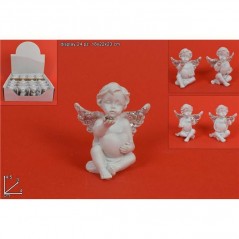 INGROSSO ARTICOLI NATALIZI ANGELO SEDUTO C/STRASS 4CM 8033113326684 INGROSSO DECORAZIONI NATALIZIE OGGETTISTICA NATALIZIA