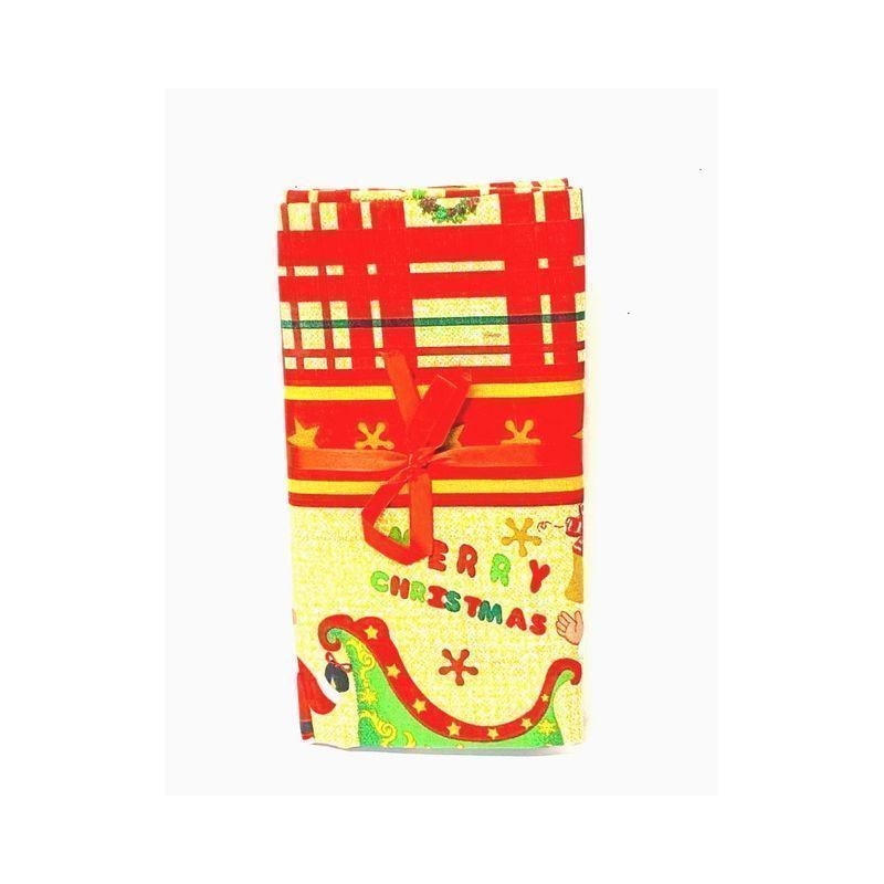 TOVAGLIA NATALE PANAMA X12 130X220 CM EAN 8052784117063 INGROSSO TOVAGLIE NATALIZIE