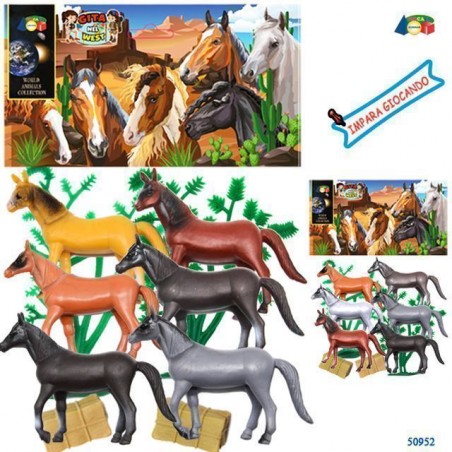 BUSTA PULEDRI GITA NEL WEST ASS. EAN 8057438021581 INGROSSO BUSTE ANIMALI GIOCATTOLO