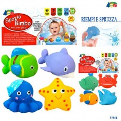 INGROSSO BUSTA SOGG.MARINI SPRUZZA ACQUA 8057438023066 INGROSSO BUSTE SOLDATINI E ANIMALI BUSTE VINILE PRIMA INFANZIA