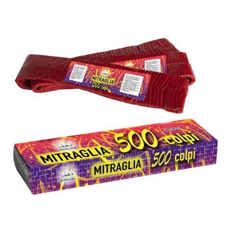 MITRAGLIETTA 500 COLPI C.32 EAN 8023993862006 INGROSSO PETARDI