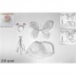 VESTITO FARFALLA BIANCO 2 ASS C/ACCESS EAN 8033113846342 INGROSSO SET E ACCESSORI TRAVESTIMENTI
