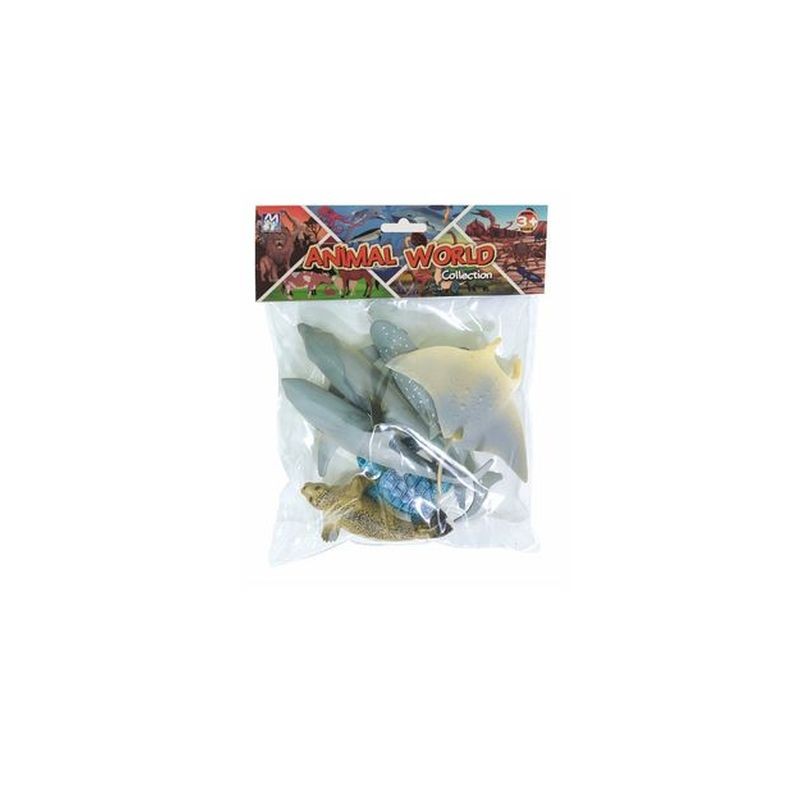 BUSTAANIMALI MARINI (H12,5cm) EAN 8033866464176 INGROSSO BUSTE ANIMALI GIOCATTOLO