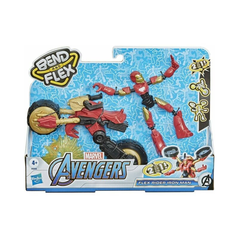 AVENGERS BEND AND FLEX RIDER IRON MAN EAN 5010993792078 INGROSSO PERSONAGGI SUPEREROI MARVEL
