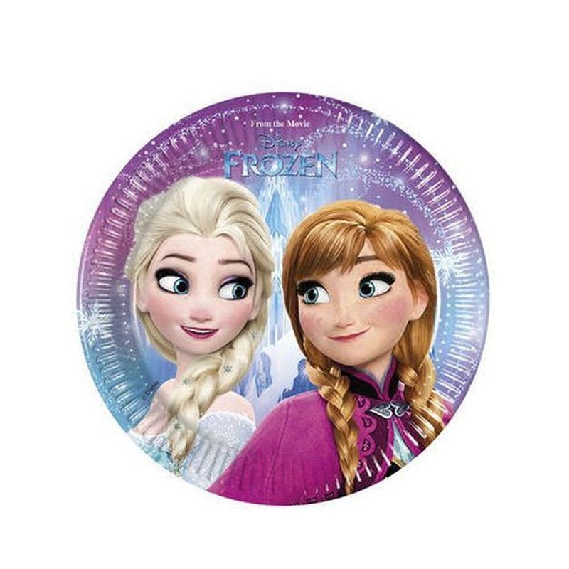 PIATTI CM.20 PZ.8 FROZEN NORTHERN LIGHT EAN 07568831 INGROSSO PIATTI PER PARTY