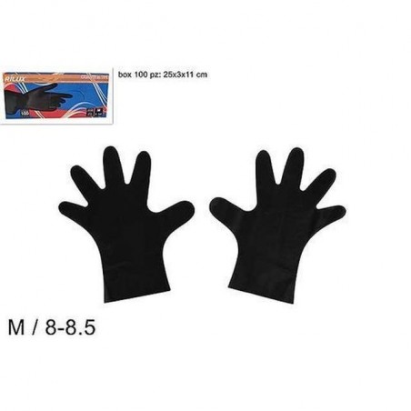 INGROSSO PROFUMERIA GUANTI MONOUSO TPE BOX 100PZ MIS.M NERO 8034048575710 INGROSSO ARTICOLI IGIENE E SALUTE