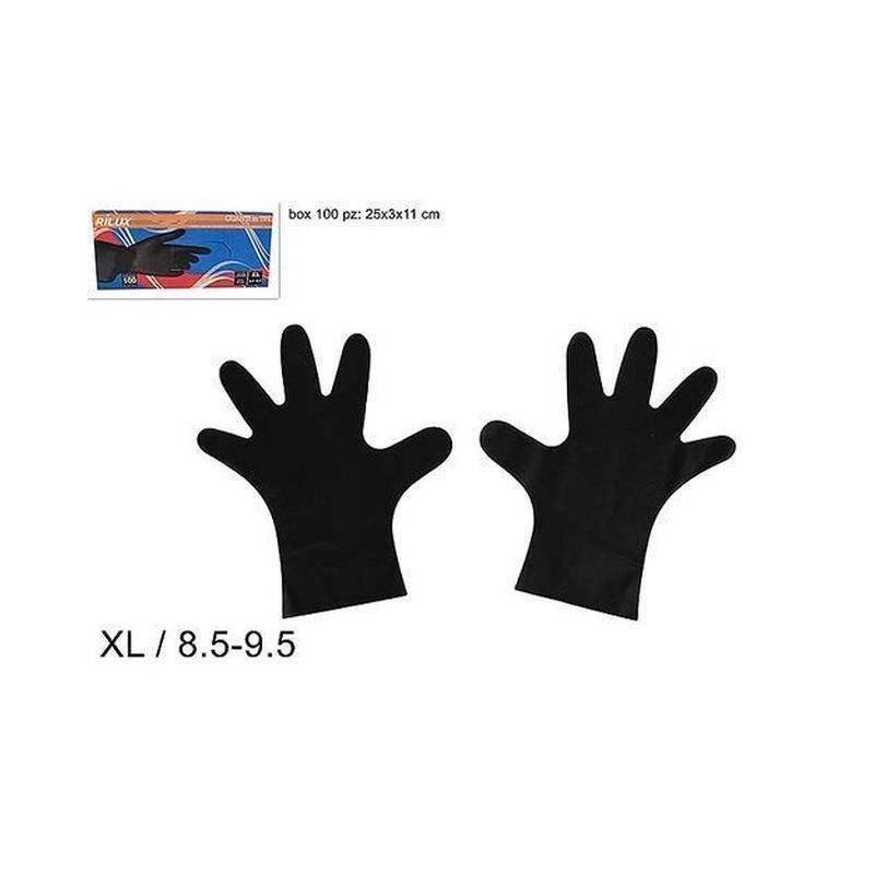 GUANTI MONOUSO TPE BOX 100PZ MIS.XL NERO EAN 8034048575802 INGROSSO PRODOTTI PER LA SALUTE