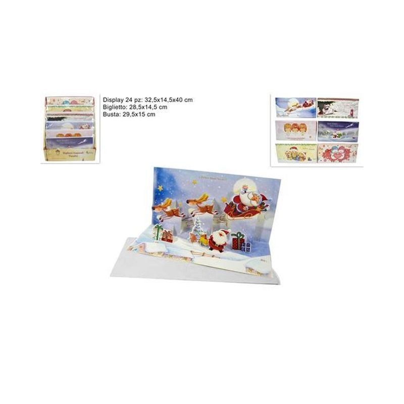 BIGLIETTINI DI AUGURI SCENARIO ASS IN DI EAN 8033113184468 INGROSSO BIGLIETTI NATALIZI