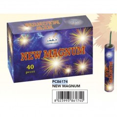 INGROSSO FUOCHI D'ARTIFICIO NEW MAGNUM 40PZ C.40 8023993861740 INGROSSO FUOCHI PER FESTE PETARDI