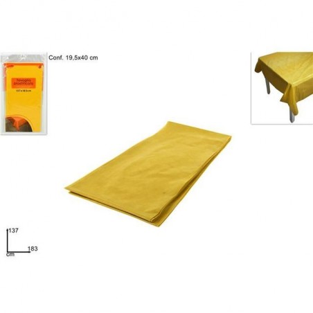 TOVAGLIA PLASTIFICATA 137X183CM GIALLO EAN 8034048421994 INGROSSO TOVAGLIOLI PER PARTY