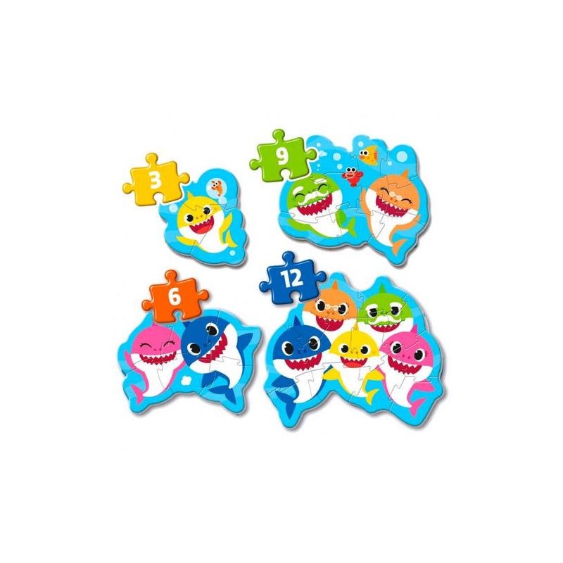 MY FIRST PUZZLES BABY SHARK 20828 EAN 8005125208289 INGROSSO PUZZLE CLASSICI