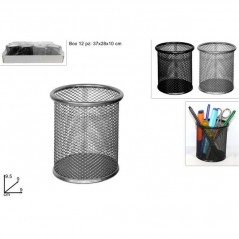 INGROSSO PORTAPENNE METALLO TONDO 8034048012086 INGROSSO ARTICOLI DI CANCELLERIA ACCESSORI UFFICIO