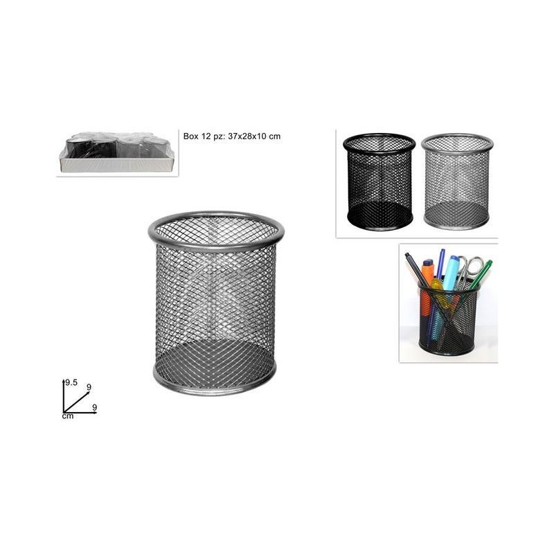 PORTAPENNE METALLO TONDO EAN 8034048012086 INGROSSO ACCESSORI UFFICIO