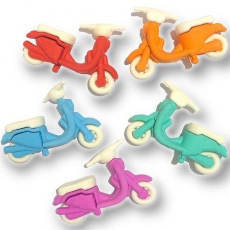INGROSSO GOMMA VESPA PUZZLE CM.6 ASS 08040480 INGROSSO ARTICOLI SCUOLA GOMME PER MATITE