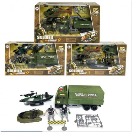 INGROSSO GIOCATTOLI SET MILITARE C/MEZZI H30 X L50CM 8009549372564 INGROSSO SET GIOCHI SCATOLA PER BAMBINO