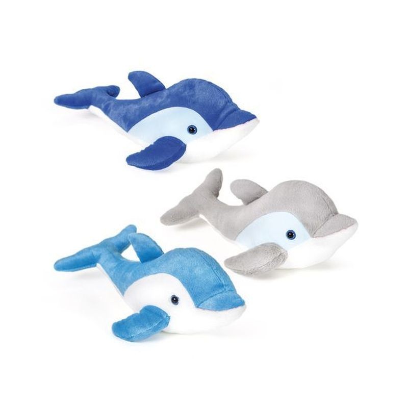 DELFINO 3 COLORI ASS.TI L.40CM EAN 8009549247367 INGROSSO PELUCHE MORBIDOSI