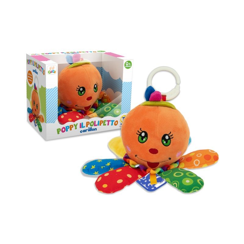 POPPY IL POLPETTO CARILLON 22CM EAN 8017967394006 INGROSSO GIOCHI PRIMA INFANZIA
