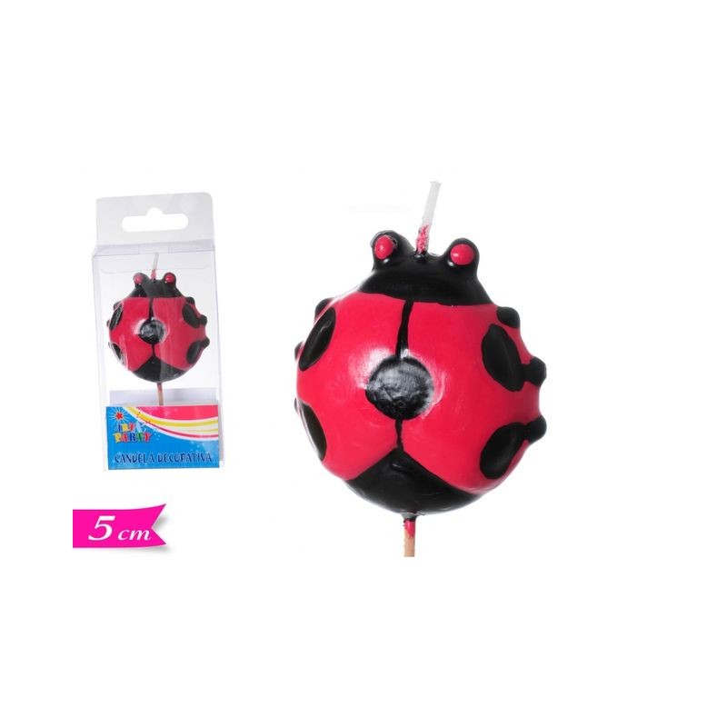CANDELA COCCINELLA EAN 8032732184873 INGROSSO CANDELE COMPLEANNO