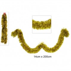 INGROSSO ARTICOLI NATALIZI FILO ADDOBBO 14 CM X 2 MT ORO 8033113444869 INGROSSO ADDOBBI ALBERO NATALE