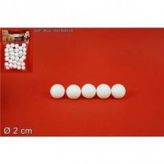 INGROSSO ARTICOLI NATALIZI PALLINE GLITTERATE 2CM SET 36PZ BIANCO 8033113601613 INGROSSO ADDOBBI ALBERO NATALE