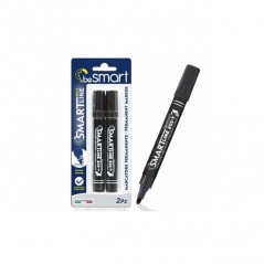 INGROSSO CARTOLERIA MARCATORI PUNTA TONDA NERA BL.2PZ 8023650025430 INGROSSO PENNE REFIL MARCATORI EVIDENZIATORI
