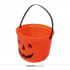 INGROSSO HALLOWEEN CESTINO ZUCCA ARANCIONE