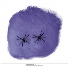 INGROSSO HALLOWEEN RAGNATELE VIOLA 60 GR 8434077242131 INGROSSO ARTICOLI DI HALLOWEEN DECORAZIONI HALLOWEEN