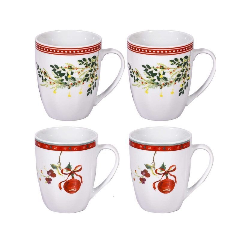 MUG 2 PEZZI CHARME NATALE EAN 8056039378490 INGROSSO TAZZE NATALIZIE