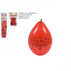 INGROSSO FESTA E PARTY BUSTA PALLONCINI 8PZ LAUREA 8034048164778 INGROSSO ARTICOLI PER FESTE PALLONCINI COMPLEANNO