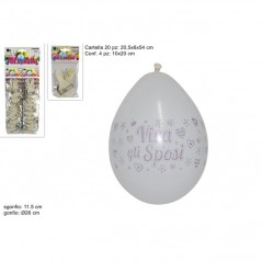INGROSSO FESTA E PARTY BUSTA PALLONCINI 4PZ W GLI SPOSI 8027501433047 INGROSSO ARTICOLI PER FESTE PALLONCINI COMPLEANNO