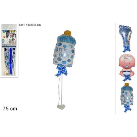 PALLONE BABY NASCITA CELES CON BASE 3ASS EAN 8034048483299 INGROSSO PALLONCINI COMPLEANNO