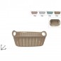 CESTA IN PLASTICA C/MANICI 17X24X8 ASS. EAN 8034048593905 INGROSSO CESTI PER LA CASA