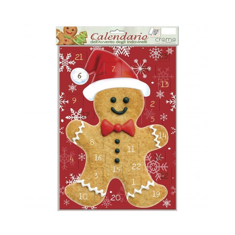 CALENDARIO AVVENTO INDOVINELLI NT.6925 EAN 8001608769254 INGROSSO CALENDARI AVVENTO