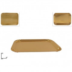 INGROSSO CAKE DESIGN VASSOIO ORO 35X47CM 8034048593417 INGROSSO ACCESSORI CAKE DESIGN VASSOI E DISCHI