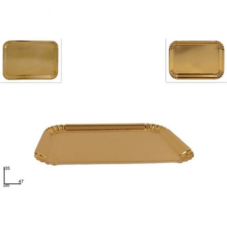 INGROSSO CAKE DESIGN VASSOIO ORO 35X47CM 8034048593417 INGROSSO ACCESSORI CAKE DESIGN VASSOI E DISCHI